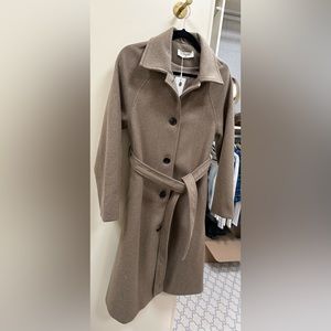 XS new with tags, light brown, fully lined coat